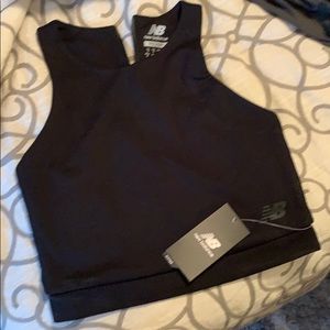 New Balance fitted workout crop top